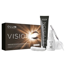 Набор средств для бровей OLLIN PROFESSIONAL Набор Vision для окрашивания бровей и ресниц