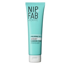 Крем для умывания NIP&FAB Крем для лица очищающий увлажняющий Hyaluronic Fix Extreme4 Cleansing Cream Nip+Fab