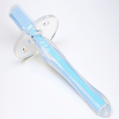 Зубная щетка КРОШКА Я Детская зубная щетка-массажер силиконовая с ограничителем