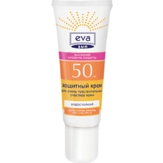 Солнцезащитный крем для тела EVA SUN Крем защитный для чувствительных участков кожи высокий уровень защиты SPF 50 25