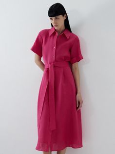 Платье-рубашка изо льна Charuel