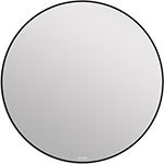Зеркало Cersanit ECLIPSE smart 100x100 с подсветкой круглое в черной рамке 64149
