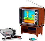 Конструктор Mould King KING 10013 телевизор с игровой приставкой NES Денди 2688 деталей