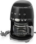 Кофеварка Smeg DCF02BLEU, черный