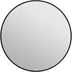 Зеркало Cersanit ECLIPSE smart 80x80 с подсветкой круглое в черной рамке 64147
