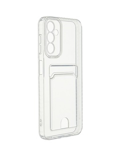 Чехол Zibelino для Samsung Galaxy A14 4G / 5G Silicone Card Holder защита камеры Transparent ZSCH-SAM-A14-CAM-TRN