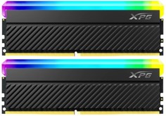 Модуль памяти DDR4 16GB (2*8GB) ADATA AX4U44008G19K-DCBKD45G Spectrix D45G RGB, 4400МГц, CL19, 1.35V, RTL