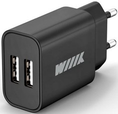 Зарядное устройство сетевое Wiiix UNN-1-2-03 2.4A универсальное черный