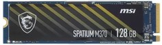 Накопитель SSD M.2 2280 MSI SPATIUM M370 NVMe M.2 M370 NVME M.2 128GB 128GB PCIe Gen3x4 NVMe 1.3 1800/560MB/s IOPS 102K/130K MTBF 1.5M 75 TBW