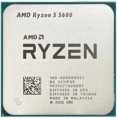 Процессор AMD Ryzen 5 5600 100-000000927 Zen 3 6C/12T 3.5-4.4GHz (AM4, L3 32MB, 7nm, 65W TDP) OEM