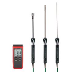 Термометр RGK CT-12 + TR10A + TR10S + TR10W с зонд. темп. воздуха TR-10A + поверхност. зонд TR-10S + погруж. зонд темп. TR-10W, без поверки