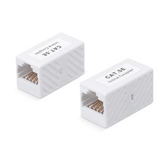 Адаптер проходной WRLine WR-CA-8p8c-C5E RJ45-RJ45 (8p8c), категория 5е, неэкранированный, цвет белый