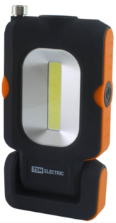 Фонарь TDM SQ0350-0098 переносной светодиодный ФП4, 1 Вт LED+3 Вт COB, 110 лм, 3хААА, магн., телескоп