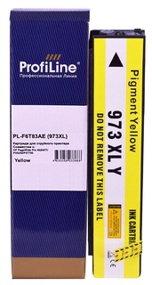 Картридж ProfiLine PL_F6T83AE_Y струйный (№973XL) для принтеров HP PageWide Pro 452/477/P55250/P57750 с чернилами на пигментной основе Yellow 85,5 мл