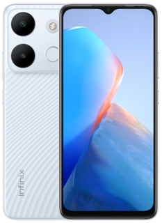 Смартфон Infinix SMART 7 3+64GB Iceland White 4895180795336 6.6" IPS HD+ (720*1612), MediaTek MT6761, 4хCortex-A53 2.0GHz, 13MP+AI Lens+5MP front, 500