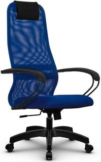Кресло офисное Metta SU-B-8 подл.130/осн.001, синее Метта