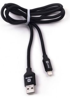 Кабель Harper BRCH-510 BLACK USB - Lightning, 1м, зарядка устройства до 2х ампер