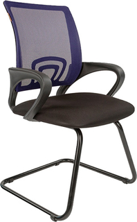 Кресло офисное Chairman 696 V Chairman 7018105 синее (TW-05), ткань TW/сетчатый акрил, до 120 кг