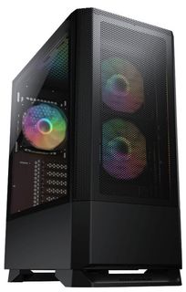 Корпус ATX Cougar MX430 Mesh RGB черный, без БП, боковое окно из закалённого стекла, 2*USB 3.0, USB 2.0, audio