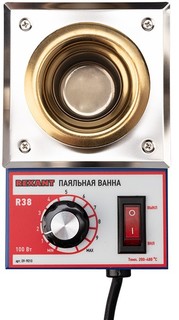 Паяльная ванна Rexant 09-9010 модель R38, 100 Вт, ø 38 мм, 200-480 °C