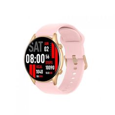 Часы Kieslect Kr Pink розовые, 1.32", AMOLED, 360x360, IP68