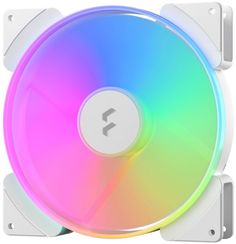 Вентилятор для корпуса Fractal Design Prisma AL-18 PWM 180x180x38mm, 300-1200 RPM, 147CFM, 37.4dBa, ARGB White