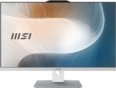 Моноблок 27 MSI Modern AM272P 12M-256XRU 9S6-AF8212-256 i7-1260P/16GB/512GB SSD/Iris Xe Graphics/FHD/GBitEth/WiFi/BT/клавиатура/мышь/cam/noOS/белый