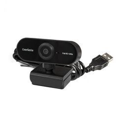 Веб-камера Exegate Stream C925 FullHD T-Tripod EX287379RUS 1/3" 2 Мп, 1920х1080, 1080P, 30fps, 4-линзовый объектив, фиксированный фокус, USB, микрофон