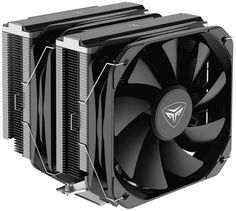 Кулер PCCooler G6 BK S115X/1200/1700/20XX/AM4/AM5 (TDP 250W, 2x130mm PWM FAN, 6 тепловых трубок 6мм, 400-1600RPM, 10-29dBa)