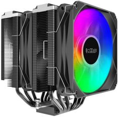 Кулер PCCooler Paladin S9 B S115X/1200/1700/20XX/AM4 (TDP 250W, 2x120mm ARGB PWM FAN, медная база, 6