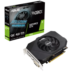 Видеокарта PCI-E ASUS GeForce GTX 1650 Phoenix (PH-GTX1650-O4GD6-P-V2) 4GB GDDR6 128bit 8nm 1410/12000MHz DVI-D/HDMI/DP