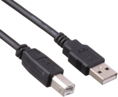 Кабель интерфейсный USB 2.0 Exegate EX-CC-USB2-AMBM-1.8 EX138939RUS Am/Bm, 1,8м