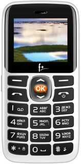 Мобильный телефон F+ Ezzy4 White белый, 2SIM, 1.77 128*160, 32/32MB, up to 16GB flash, 0.08 Mpx, 600мА*ч