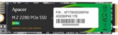Накопитель SSD M.2 2280 Apacer AS2280P4 1TB, PCIe 3.0 x4 with NVMe 3D TLC 3000/2000MB/s, RTL