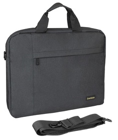 Сумка для ноутбука Exegate Business ECC-215 EX283436RUS до 15.6", черная, полиэстер повышенной плотности 600D