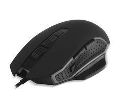 Мышь CBR CM 841 Armor игровая, USB, до 4800 dpi, 8 программируемых кнопок и колесо прокрутки, LED-подсветка, ABS-пластик, 1,5 м, чёрная