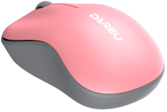 Мышь Wireless Dareu LM106G Pink-Grey розовый с серым, DPI 1200, 2.4GHz