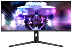 Монитор 34" Machenike MK34QG165SC2RU чёрный, 3440x1440, 165Hz, 1 мс (MPRT), 300cd/m2, 1000:1, 178°/1