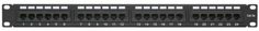 Патч-панель Netlan EC-URP-24-UD2 19", 1U, Cat 5e, 24 порта RJ45 (8p8c), неэкранированная, Dual IDC (110/KRONE)