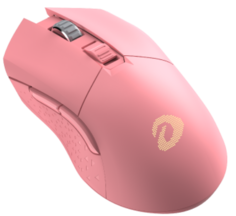 Мышь Wireless Dareu EM901 Pink игровая розовая, DPI 600-10000, подсветка RGB, подключение: проводное+2.4GHz