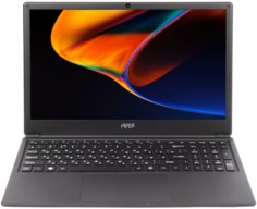 Ноутбук HIPER Workbook A1568K1135W1 i5 1135G7/8GB/512GB SSD/Iris Xe graphics/15.6" IPS FHD/BT/cam/Win10Pro/black