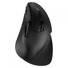 Мышь Wireless Dareu LM138G Full Black вертикальная черная, DPI 800/1200/1600, ресивер 2.4GHz