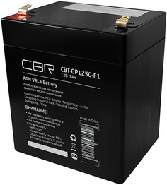 Батарея CBR CBT-GP1250-F1 VRLA (12В 5Ач), клеммы F1