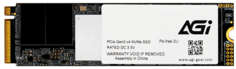 Накопитель SSD M.2 2280 AGI AGI2T0GIMAI218 AI218 2TB PCIe Gen 3x4 3D TLC 3060/1300MB/s IOPS 205K/276K MTBF 1.6M 512MB 100TBW 0,36DWPD Heat Sink RTL