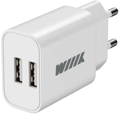 Зарядное устройство сетевое Wiiix UNN-1-2-01 2.4A универсальное белый