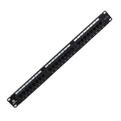 Патч-панель BNH B100.1-24-5E-UNB 19", 1U, Cat 5e, 24 порта RJ45 (8p8c), неэкранированная, Dual IDC (110/KRONE)