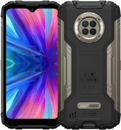 Смартфон Doogee S96 GT 6.22, 720x1520, 8 Core, 8GB/256GB, 48Mpix+20Mpix+8Mpix+2Mpix/32Mpix, 2 Sim, 2G, 3G, LTE, BT, Wi-Fi, NFC, GPS, Type-C, 6350mAh