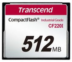 Промышленная карта памяти CompactFlash 512Gb Transcend TS512MCF220I UDMA mode 220x industrial