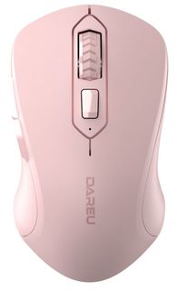 Мышь Wireless Dareu LM115G Pink розовая, DPI 800/1200/1600, 2.4GHz