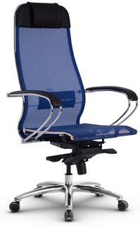 Кресло офисное Metta Samurai S-1.04 синее Метта